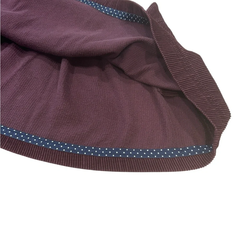 Abercrombie & Fitch corduroy miniskirt size 6 a line schoolgirl academia grunge - Picture 12 of 15